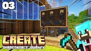 BELT & KELP FARM | Minecraft Survival #UnbreakableJourney Create 03