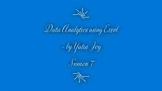 DA using Excel - Comparison of Means | Introduction to ANOVA | Simple ANOVA | f Test