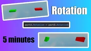 Rotation | 5 Minute Roblox Studio Scripting Tutorial Part 22