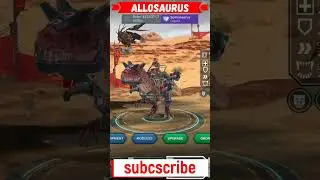 Allosaurus Organic - Jurassic monster world  