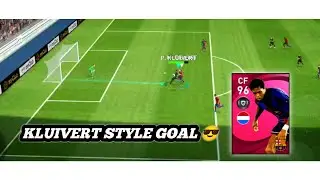 Crazy goal by Kluivert with Left foot #shorts#efootball#pes#Kluivert