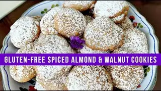 Gluten-free Spiced Almond & Walnut Cookies #organic #healthy #fresh #cooking #christmas2022