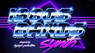 Turn Your Text or Logo Into a 80s / Synthwave Style - Photoshop Text Effect