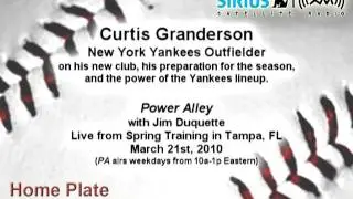 Curtis Granderson, NYY OF, on his new club, season - Sirius|XM