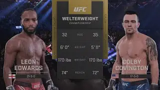 UFC 296 Leon Edwards vs Colby Covington | Full Fight & Highlights | 