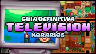 TELEVISIÓN - Canales de Televisión y horarios | Stardew Valley Wiki  | Guía en Español  ✅