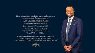 Installation of Rev Charles Kwaku-Odoi as Honorary Ecumenical Canon (FULL VIDEO 4K)