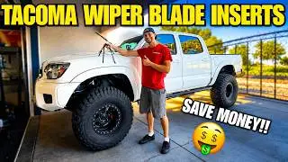 Toyota Tacoma Wiper Blade Insert DIY!