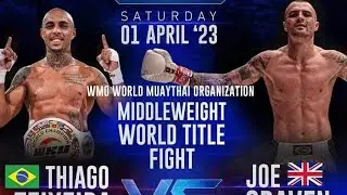 2023 Thiago Teixeira(Brazil) vs. Joe Craven(UK) for WMO title