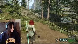 Playing New World! Amrine, Questing, Leveling! Take Two