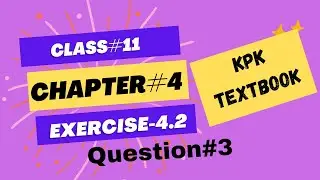 Sequence and Series | Class-11 | exercise#4.2 | Question # 3