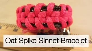 How To Make An Oat Spike Sinnet Paracord Bracelet