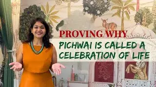Why Pichwai is Called a Celebration of Life | Indian Wall Art | Interior Wallpaper Ideas #youtube