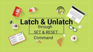 PLC Basic - Latch & Unlatch through SET & RST Command (delta PLC)