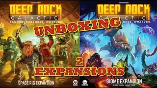 Deep Rock Galactic Biome and Space Rig Expansion - Unboxing [EXPANSION BUNDLE] [KICKSTARTER]