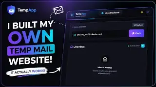 🤯 I Built My Own Temp Mail Website! (It Actually Works)