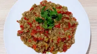 BAQLAJONLİ TURKCHA MEZE BABAGANNUSH TAYYORLASH.