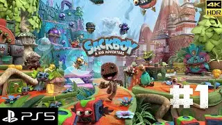 Sackboy A Big Adventure/Сэкбой: Большое приключение [4k 60fps HDR](PS5) #1 - Дедушка Сакбой)))