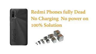 Redmi 9 power fully dead solution 1000% HS Qualcomm port no power on . No charging