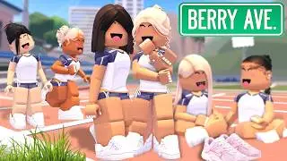 TRACK TEAM TRYOUTS WITH THE NEW GIRL *VOICED* BERRY AVENUE Roblox