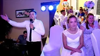 Жених поет на свадьбе невесте песню "О боже, как ты красива!" . Неожиданно !  Сюрприз!