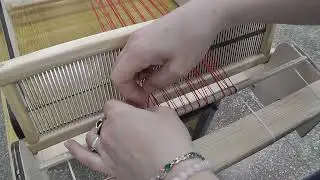 Ткачество на настольном ткацком станке. Часть 1. Заправка станка