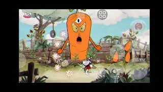 Cuphead - Beating the Root Pack on Mobile