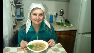 Суп с фрикадельками. Вкусный суп. Простой рецепт. 
