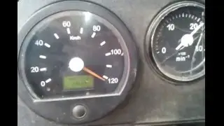 Маз 120 км/час на месте