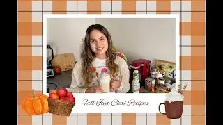Fall Iced Chai Recipes