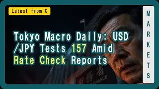 Tokyo Macro Daily: USD/JPY Tests 157 Amid Rate Check Reports