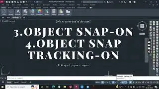 4K Video AUTOCAD BOTTOM BAR SETTINGS.