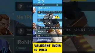 VALORANT MUMBAI SERVERS are Wild #valorantmemes #valorantindia #valorantfunny #valorantdaily #esport