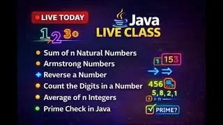 🔴 Java Live Coding Session | Solve Real Programs Step-by-Step 🔥