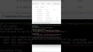 What is the staging process in git 