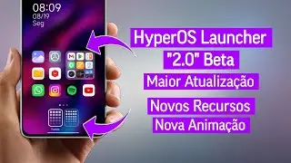 HyperOS Launcher "2.0" Beta - A MAIOR ATUALIZAÇÂO - Nova Animação - Novos Recursos Adicionados