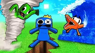 Rainbow Friends SURVIVE Natural Disasters! (Tsunami, Tornado, Earthquake)