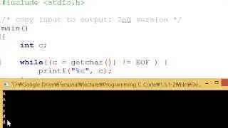 1.5 Character Input And Output 1부