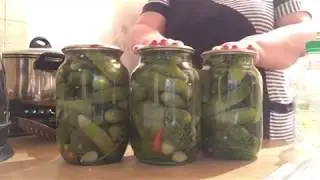 Огурцы корнишоны. Быстрый обалденный рецепт.