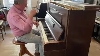 Старые немецкие пианино, снятые с производства