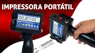 Impressora Portátil de Código à Jato de Tinta