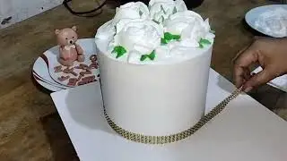 Simple christening cake for girls #kuzenangilongga