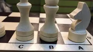 Шахматы обиходные парафинированные с доской
