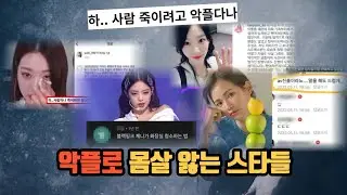 악플로 몸살 앓는 스타들