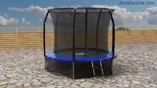 Батут Eclipse Space Twin сборка