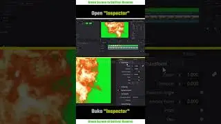 Remove Green in DaVinci Resolve | Menghilangkan Green Screen di DaVinci Resolve #Shorts