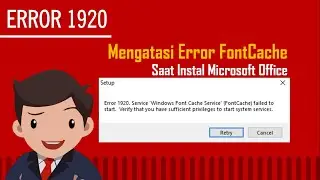 Cara mengatasi Error 1920. Service 'Windows Font Cache Service'FontCache failed to start