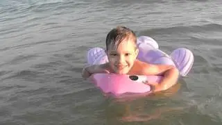 VLOG: Море. Коблево. Чёрное море. Учиться плавать. 2015