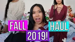 HUGE TRY ON FALL HAUL 2019! HUGE TRY ON HAUL 2019! HUGE SUMMER BACK TO SCHOOL FALL HAUL 2019!