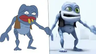 crazy frog ugly- funny drawing meme
